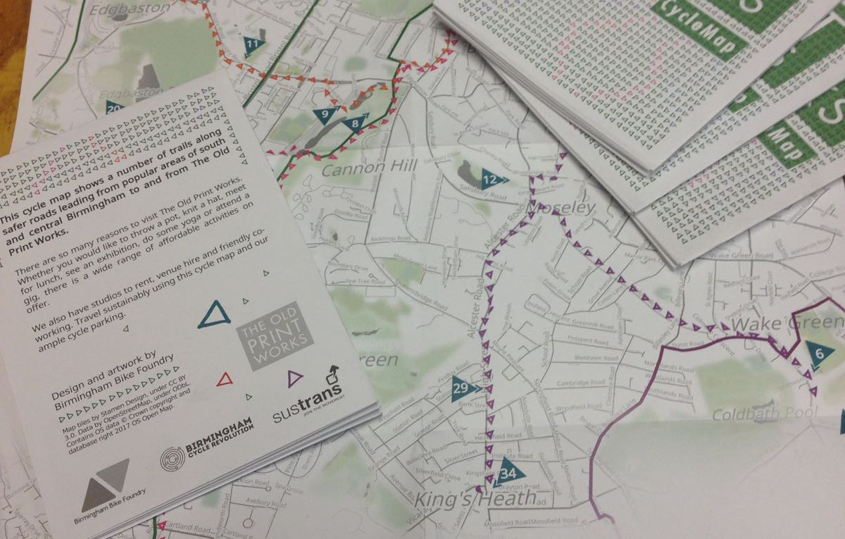 South Birmingham Cycle Maps